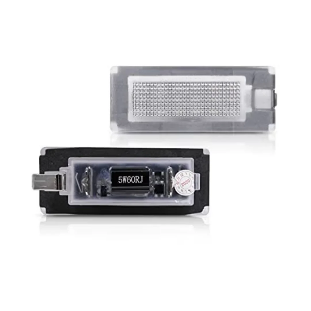 Set Luci Targa a Led per Peugeot Boxer, Citroen Jumper, Lancia y, Musa (Compatibilità in Descrizione), Plug and Play