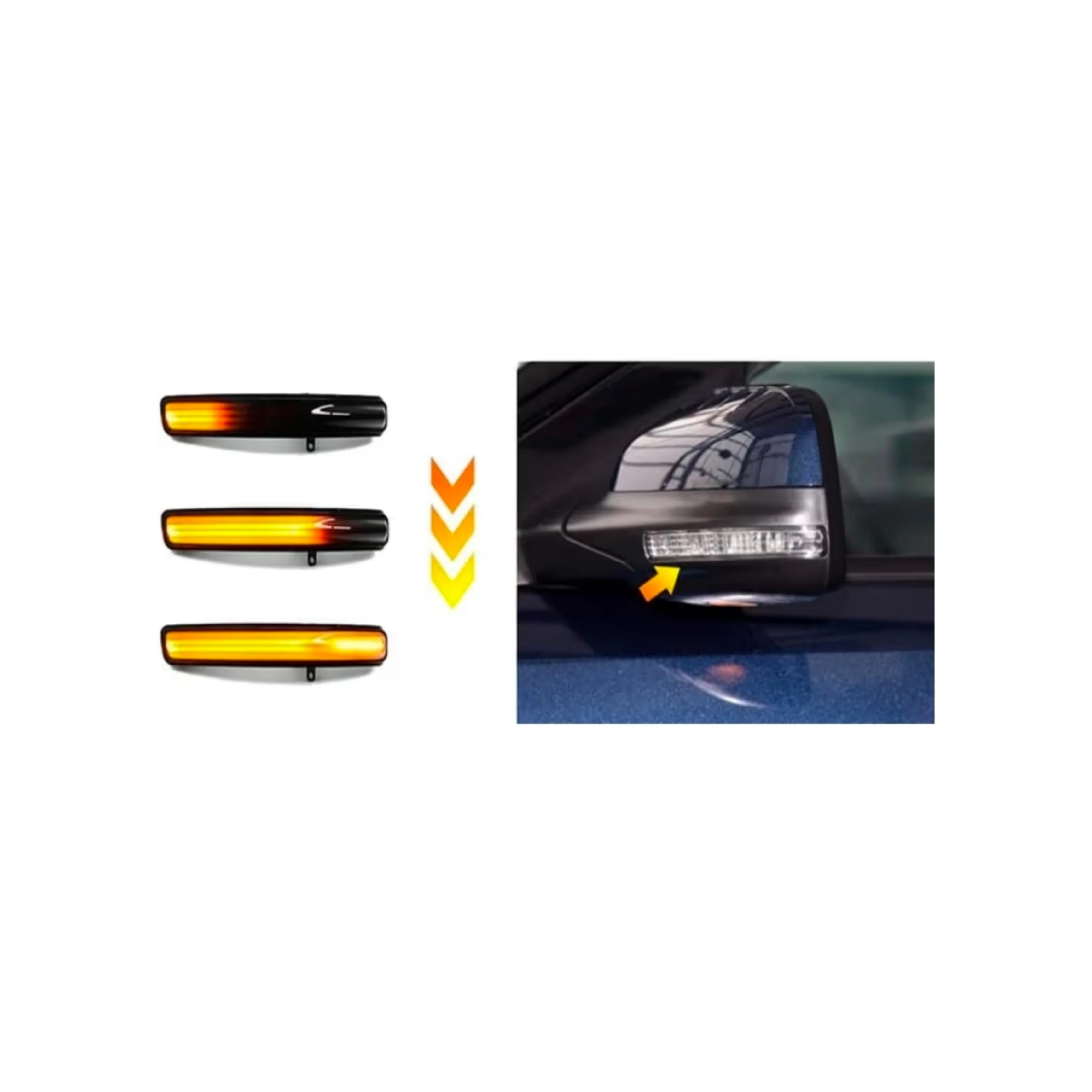 (PRENOTA) Specchietti Laterali Led per Ford Explorer (2011-2019), Plug and Play - Image 3