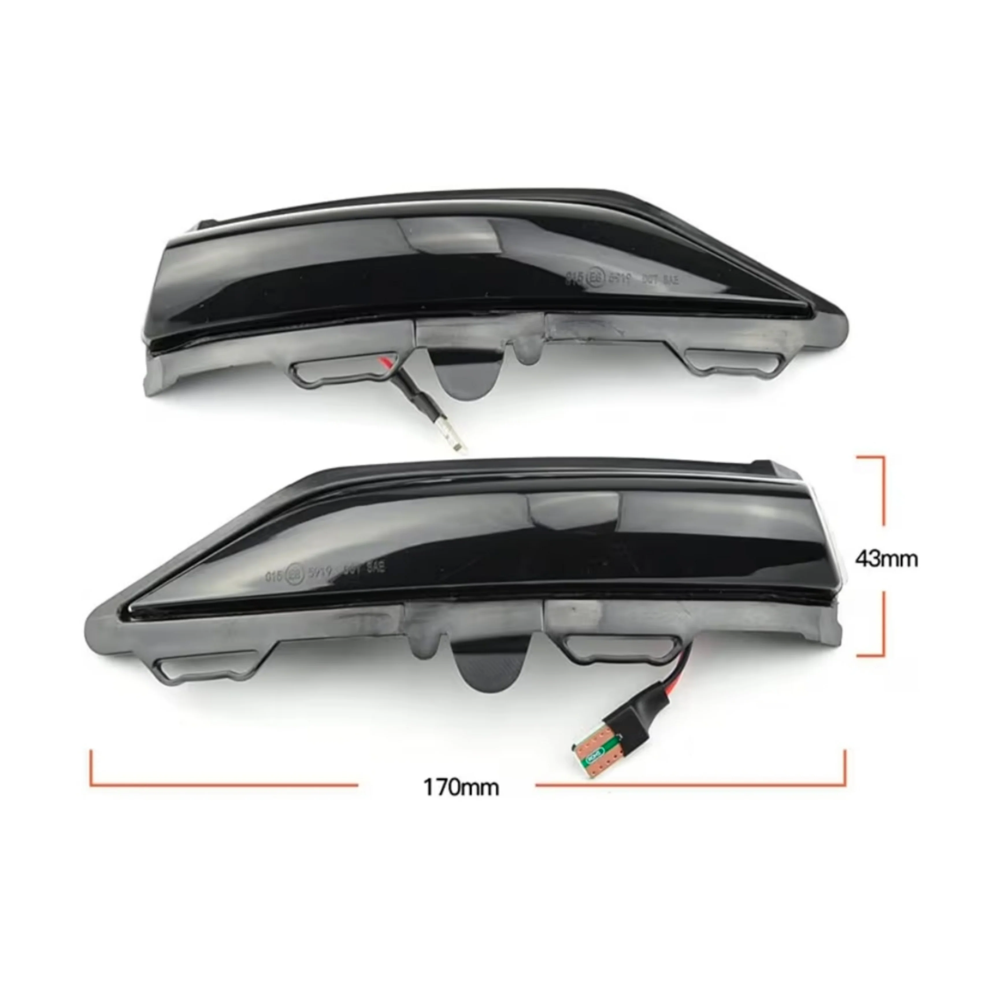 (PRENOTA) Specchietti Laterali Led per Ford Fiesta ST Line, MK8 (Dal 2018>), Plug and Play - Image 2