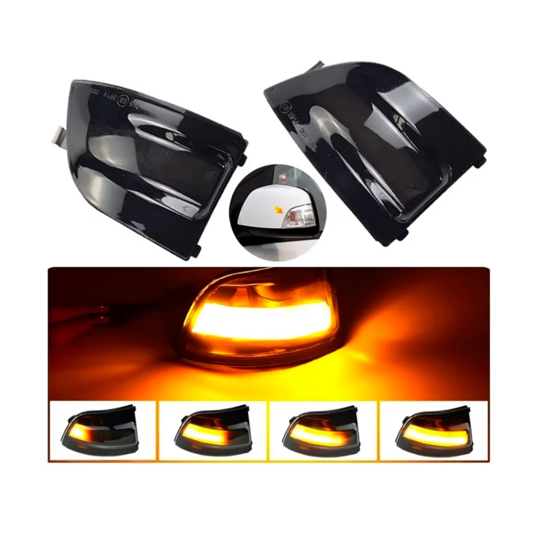(PRENOTA) Specchietti Laterali Led per Ford Focus 2, C-Max (2003-2010), Plug and Play - Image 2