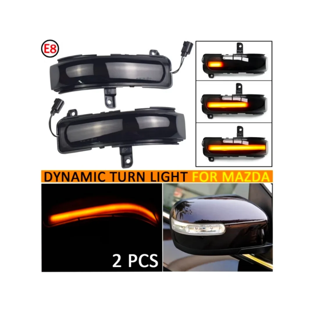 (PRENOTA) Specchietti Laterali Led per Maxda CX-7, Mazda 5, 8, Plug and Play - Image 2