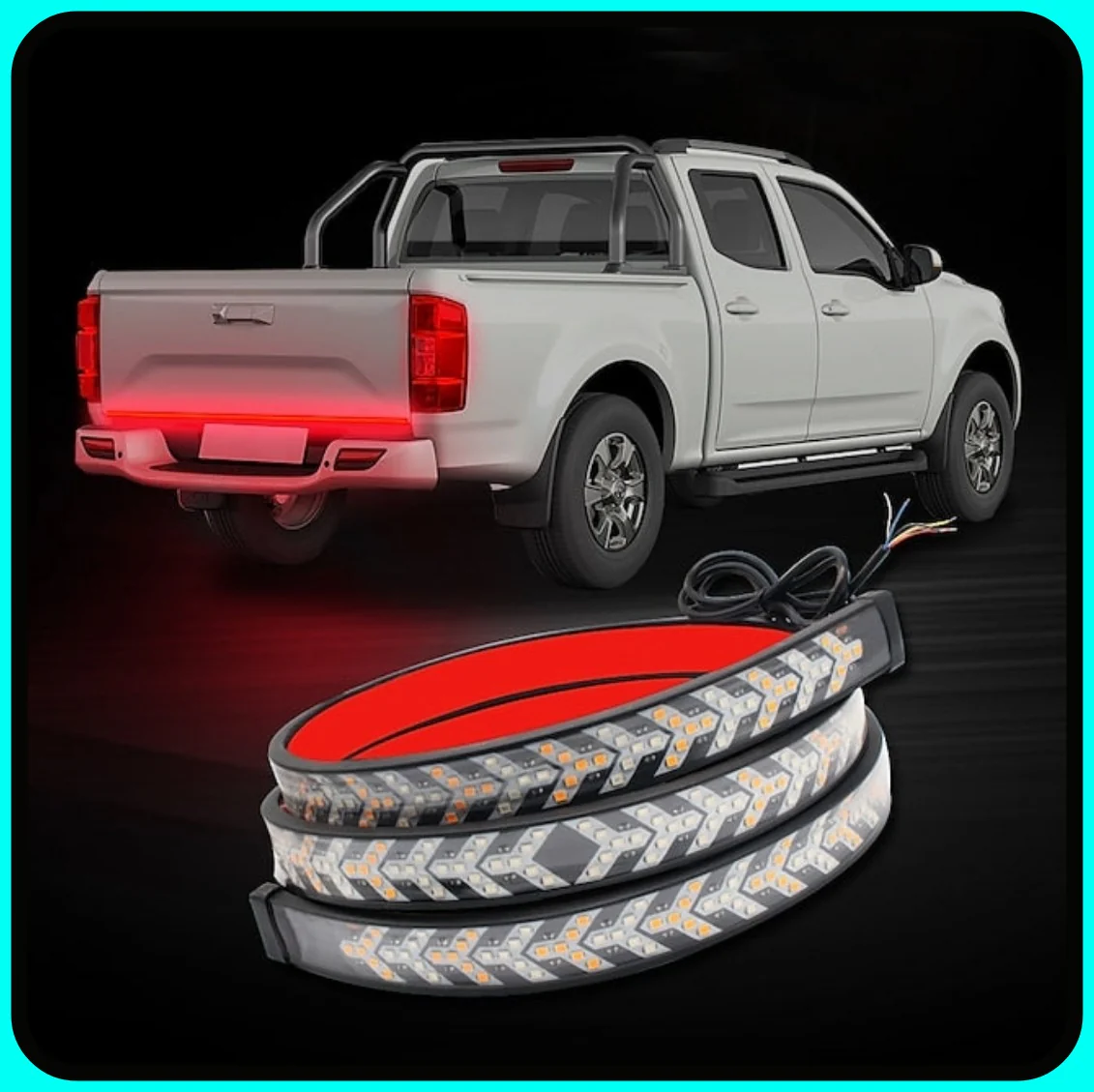 Striscia Led Posteriore Auto, Autoadesiva, Illuminazione 1.5m, Universale - Image 3