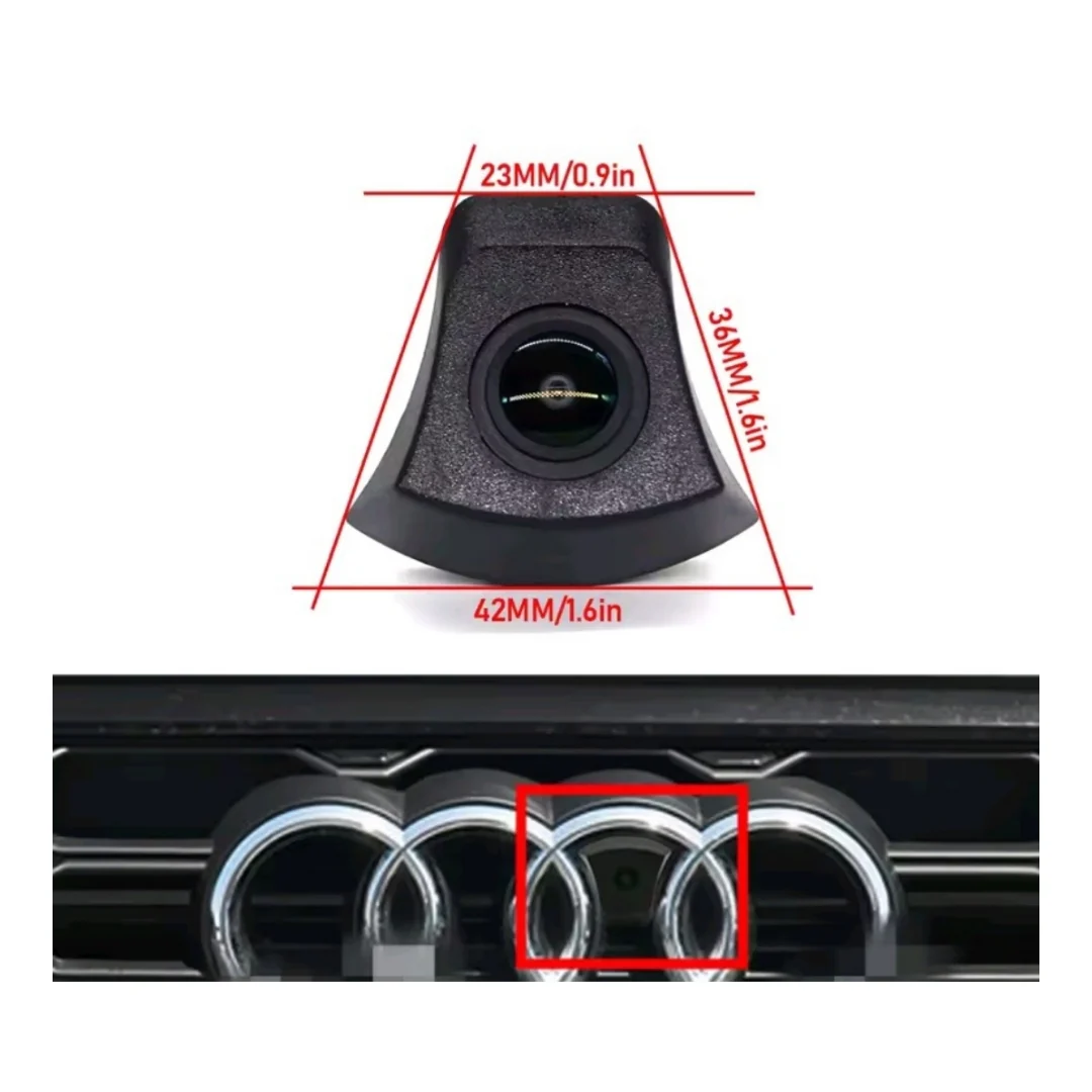(PRENOTA) Telecamera Frontale per Audi (Compatibilità in Descrizione) AHD, 1920x1080, 170° Gradi - Image 3
