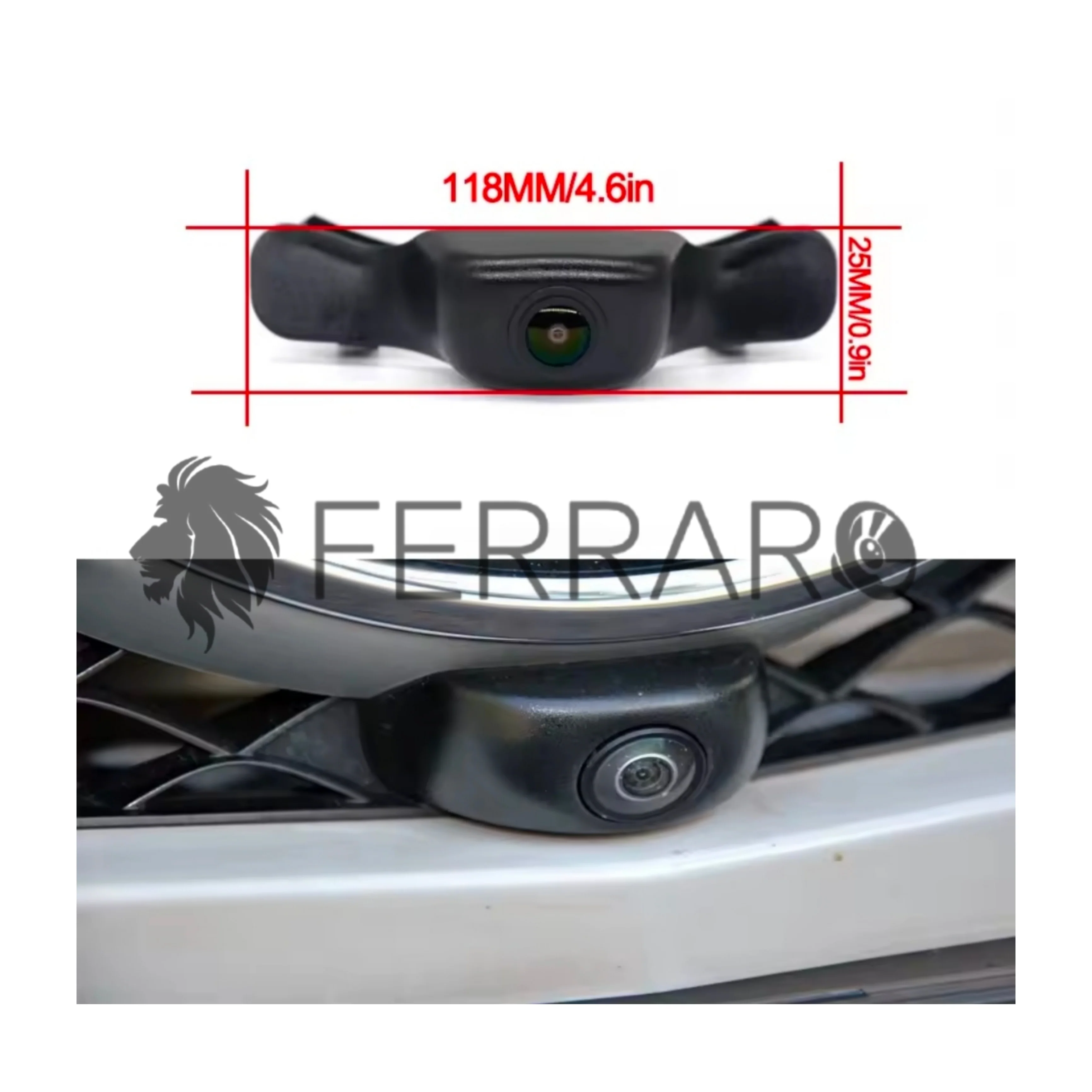 (PRENOTA) Telecamera Frontale per Mercedes Classe B, GLE (Compatibilità in Descrizione), AHD, 1920x1080, 170° Gradi - Image 3