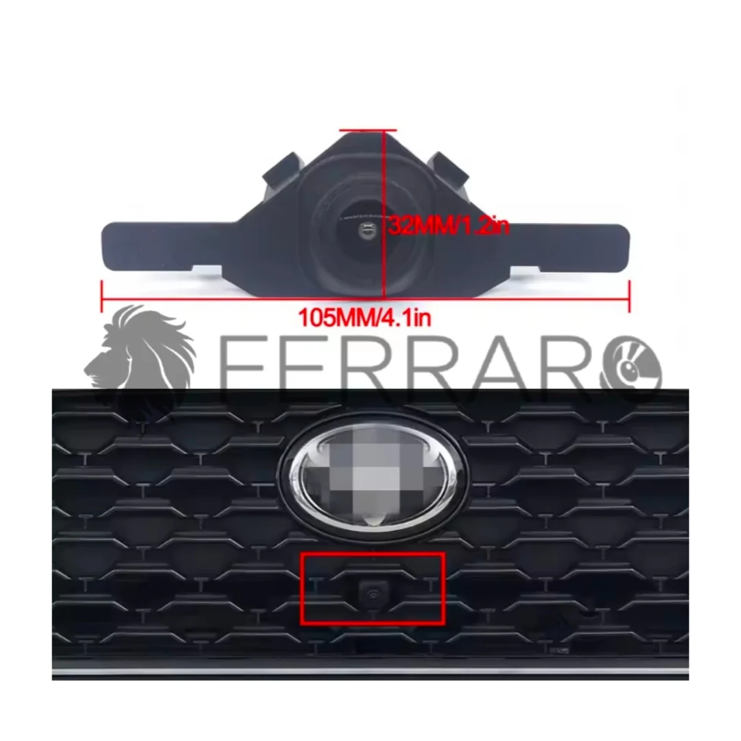 (PRENOTA) TelecameraFrontale per Toyota Corolla Cross XG10 (2022-2023) | AHD, 1920x1080 | 170° Gradi - Image 2