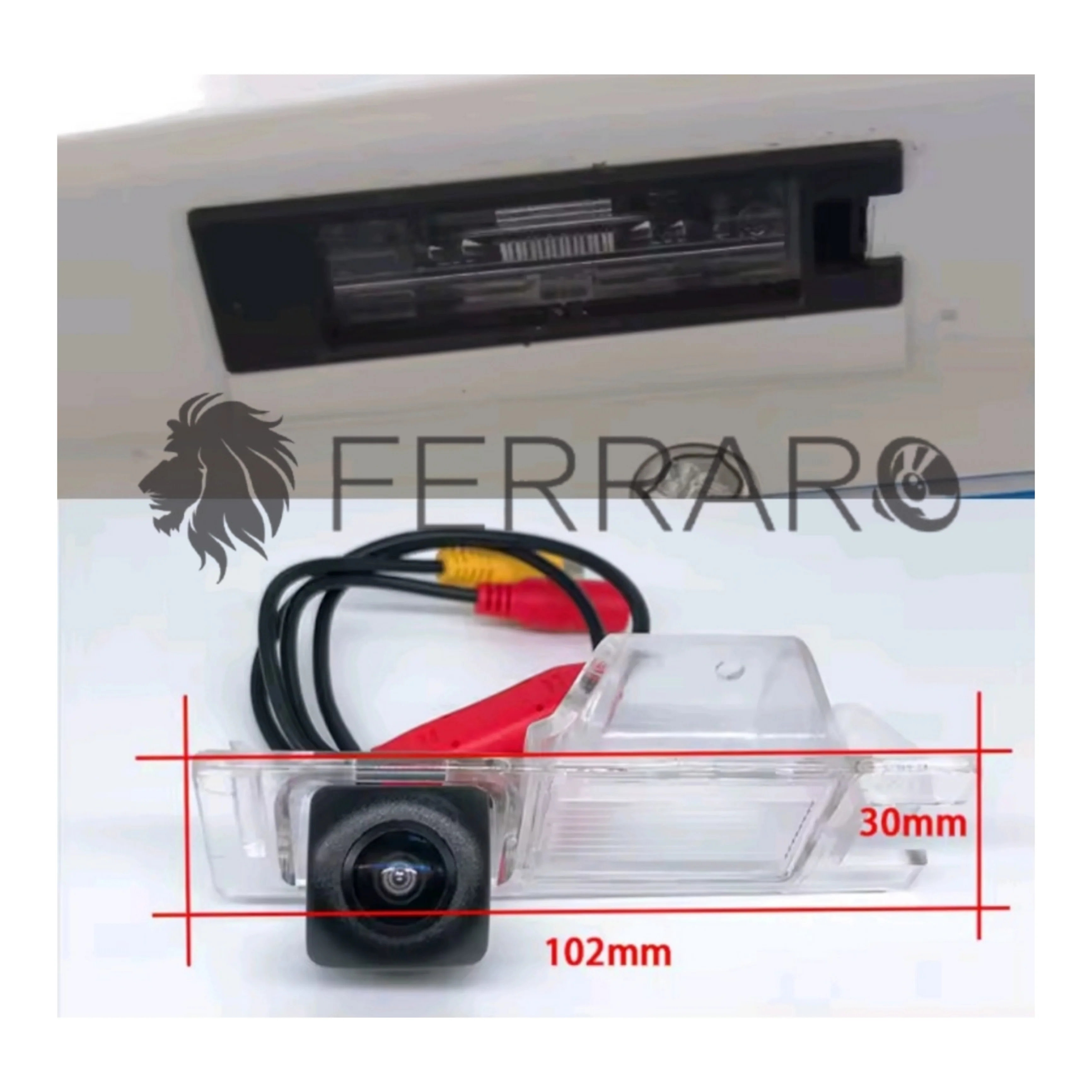 (PRENOTA) Telecamera Posteriore per Alfaromeo Mito (2008-2018), AHD 1920x1080, 170° Gradi - Image 2