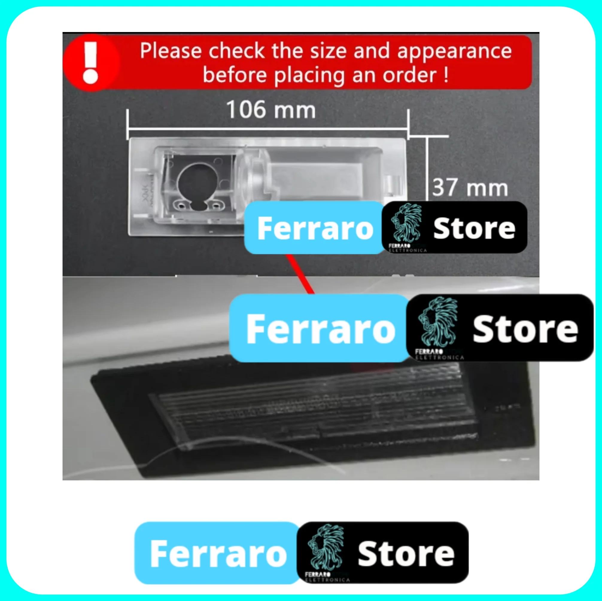 (PRENOTA) Telecamera Posteriore per Fiat Tipo/Egea (Dal 2015 in Poi) AHD 1920x1080 | 170° Gradi - Image 2