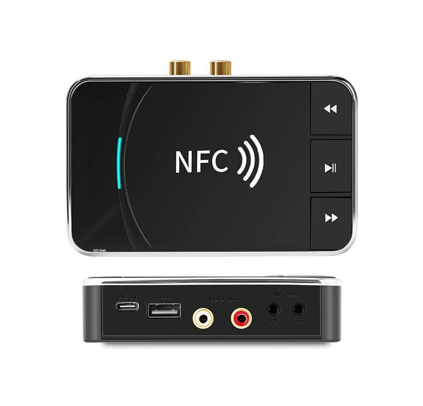 Trasmettitore Ricevitore, Audio, Bluetooth 5.0, NFC 5.0, RCA, AUX, Velocità 100 MBPS, USB - Image 2