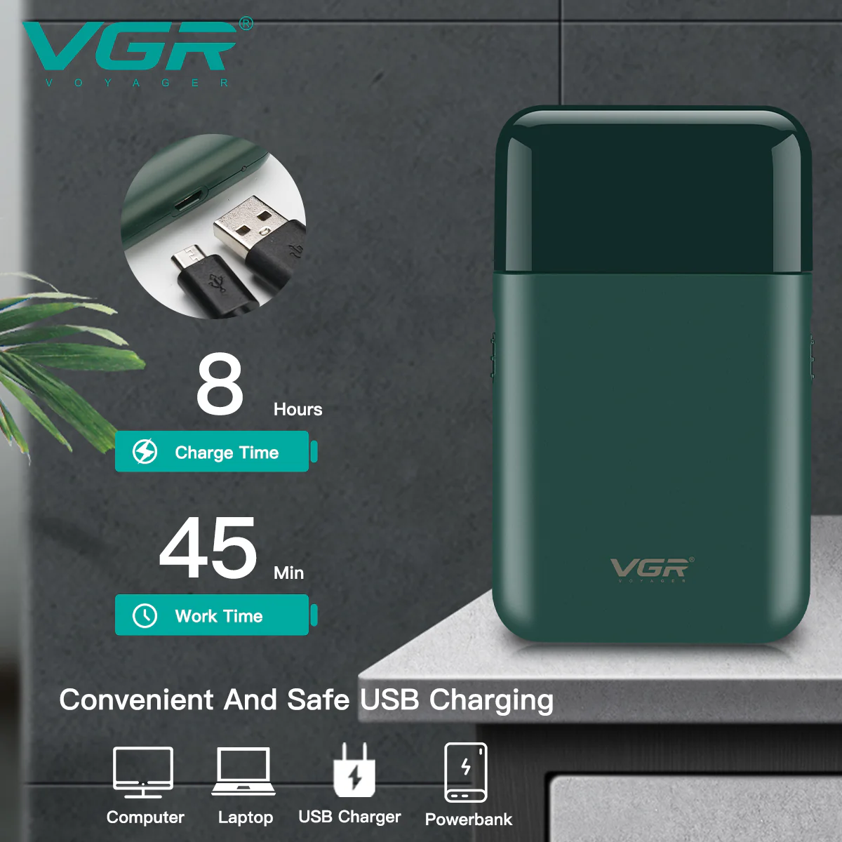 VGR Rasoio Professionale | Accessori | Rullo | VGR V-390 - Image 2