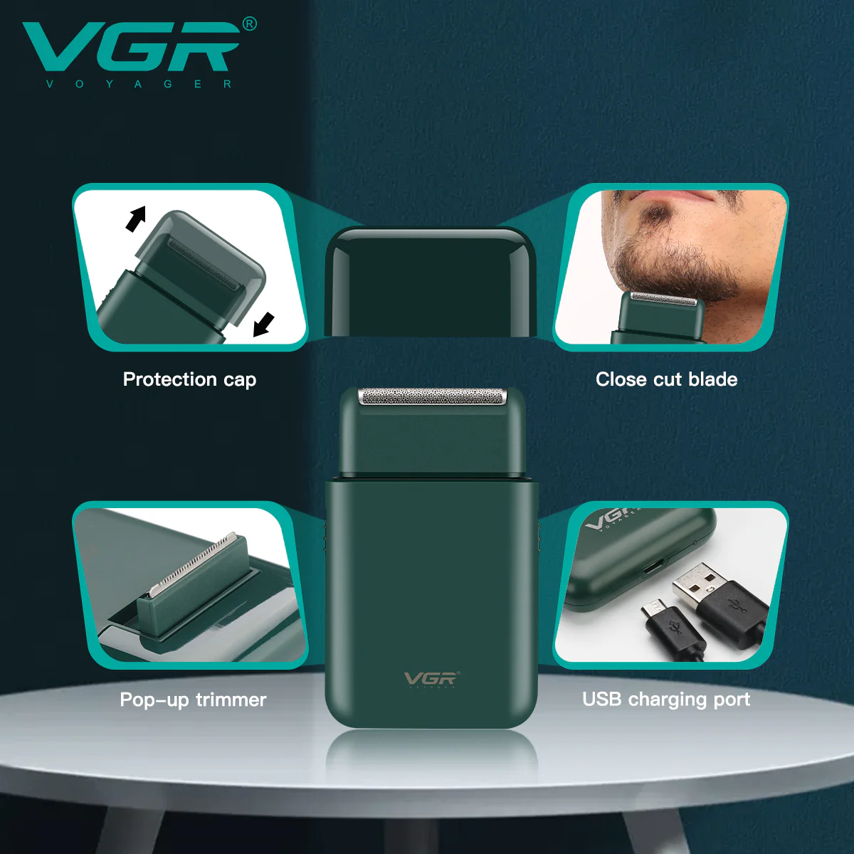VGR Rasoio Professionale | Accessori | Rullo | VGR V-390 - Image 4