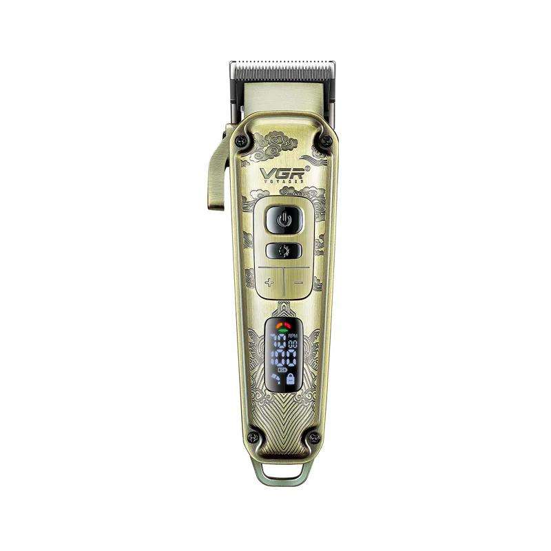 VGR Tagliacapelli Professionale | Barba | Regolabile a 4 velocità | Ricarica | USB | V-005 - Image 2