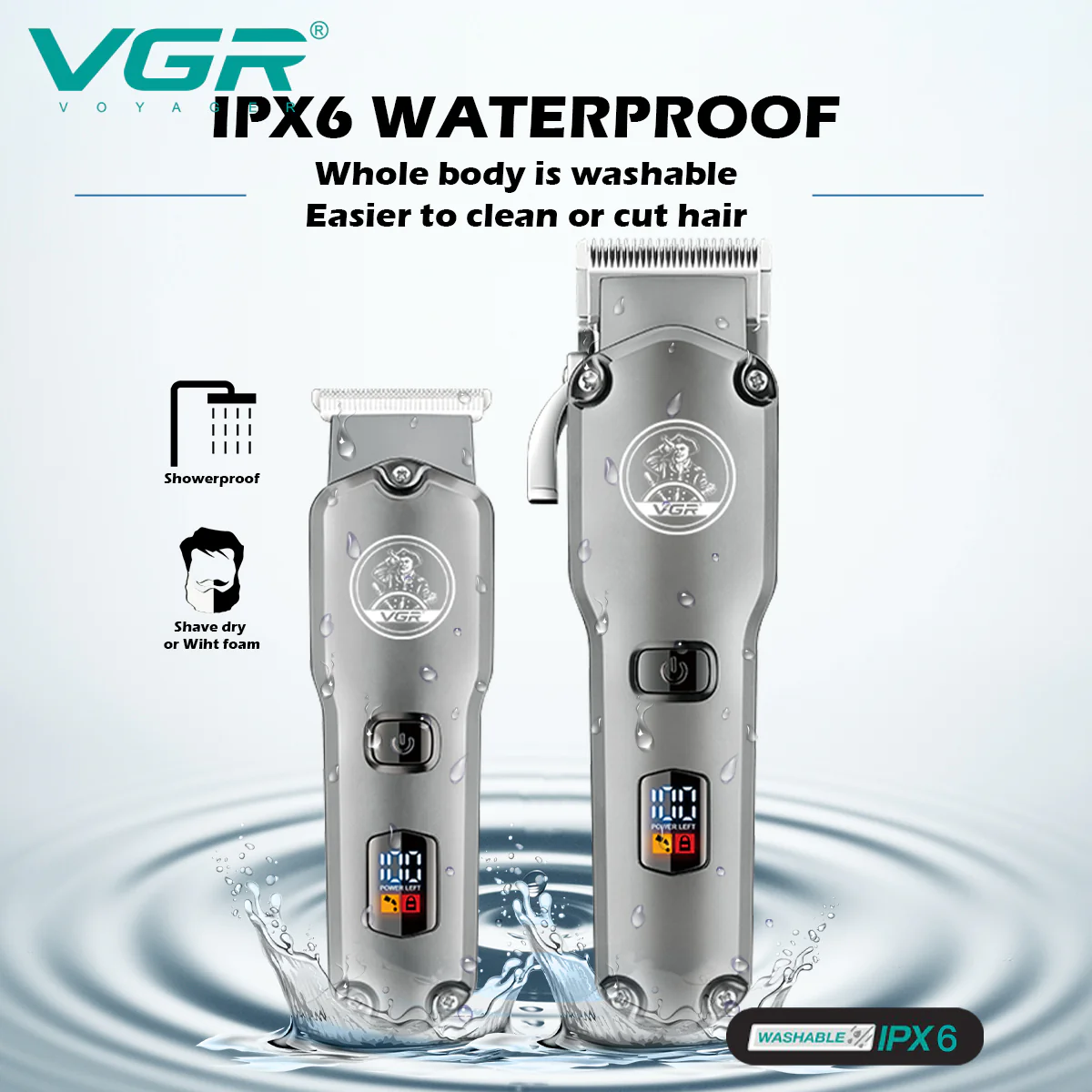 VGR Tagliacapelli, Trimmer 2 in 1, V-675 - Image 6
