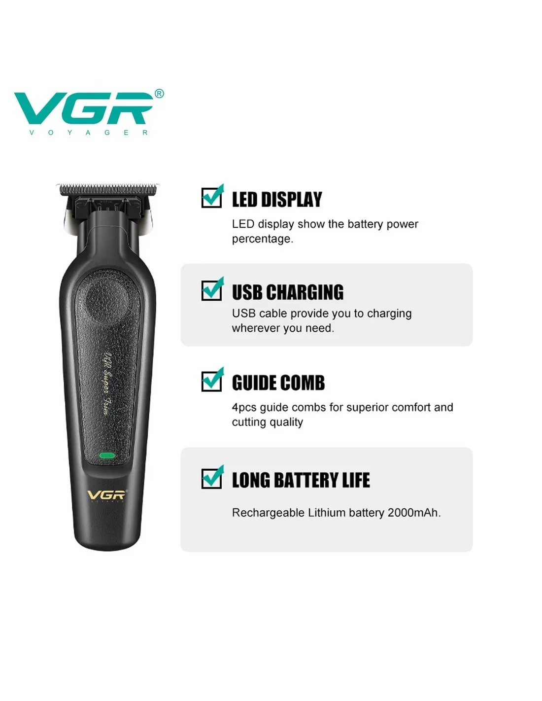 VGR Trimmer, Rifiniture, Accessori V-995 - Image 2
