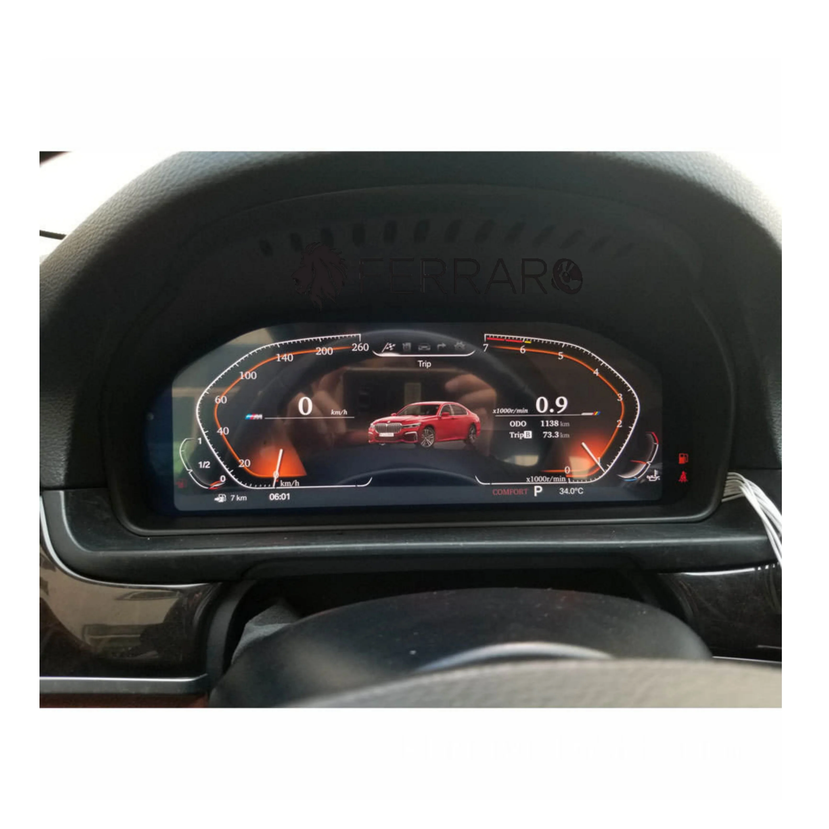 (PRENOTA) Virtual Cockpit 12.3" per BMW Serie 5, F10, F11, F18, F25 (2010-2017), HD Ultra, CarPlay e Android Auto - Image 4
