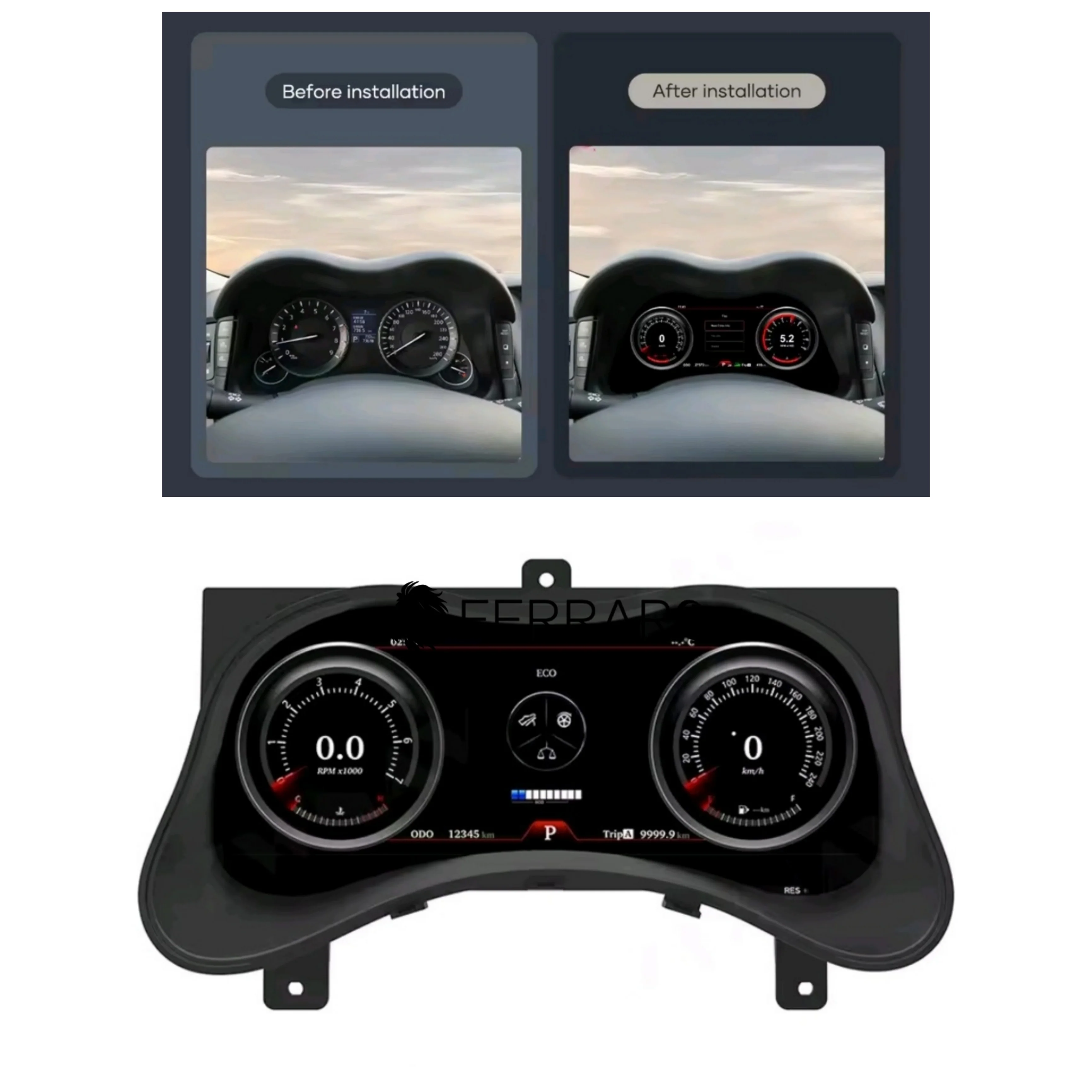 (PRENOTA) Virtual Cockpit 12.3" per Infiniti Q70 (2014-2019), HD Ultra, CarPlay e Android Auto - Image 3