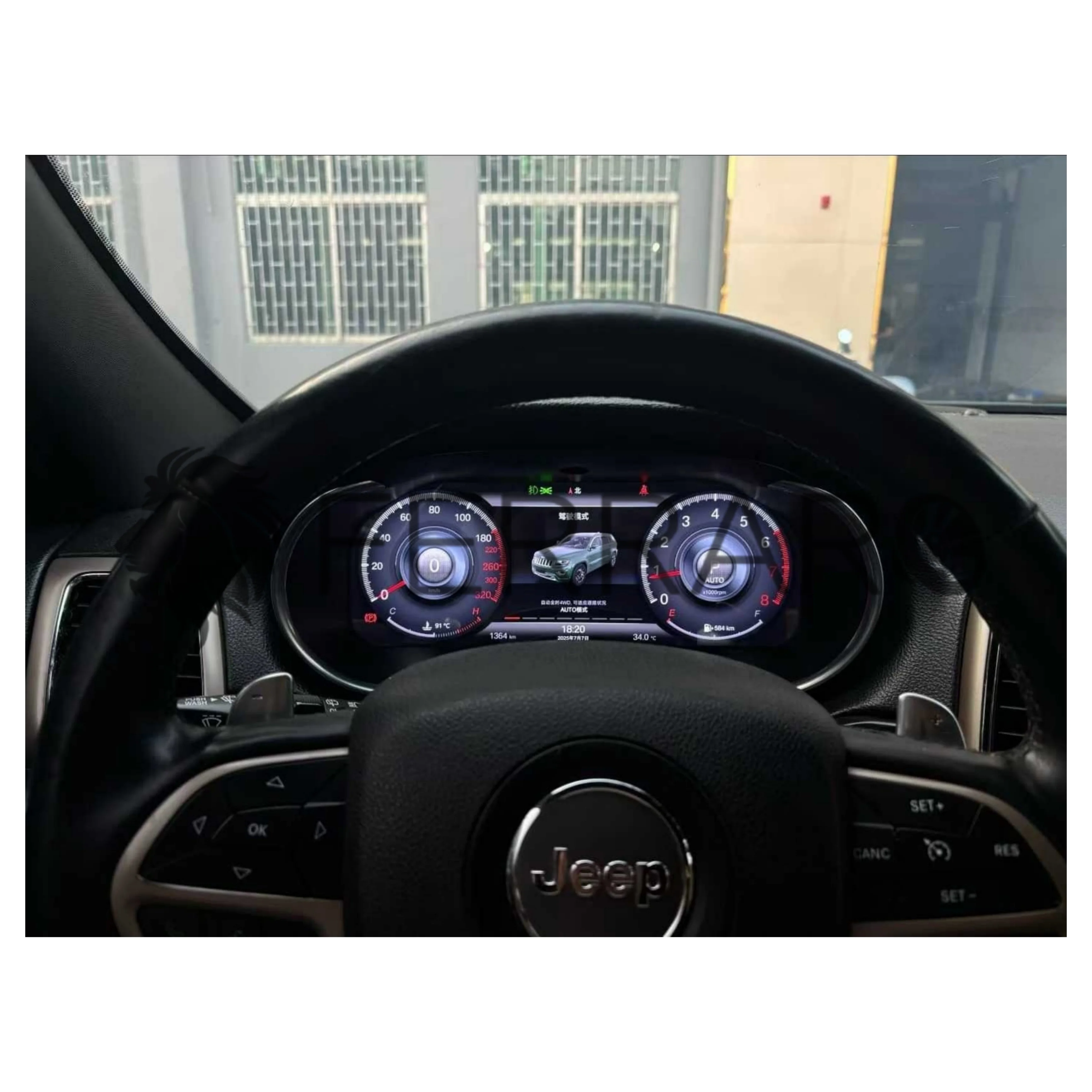 (PRENOTA) Virtual Cockpit 12.3" per Jeep Grand Cherokee (2014-2018), HD Ultra, CarPlay e Android Auto - Image 7