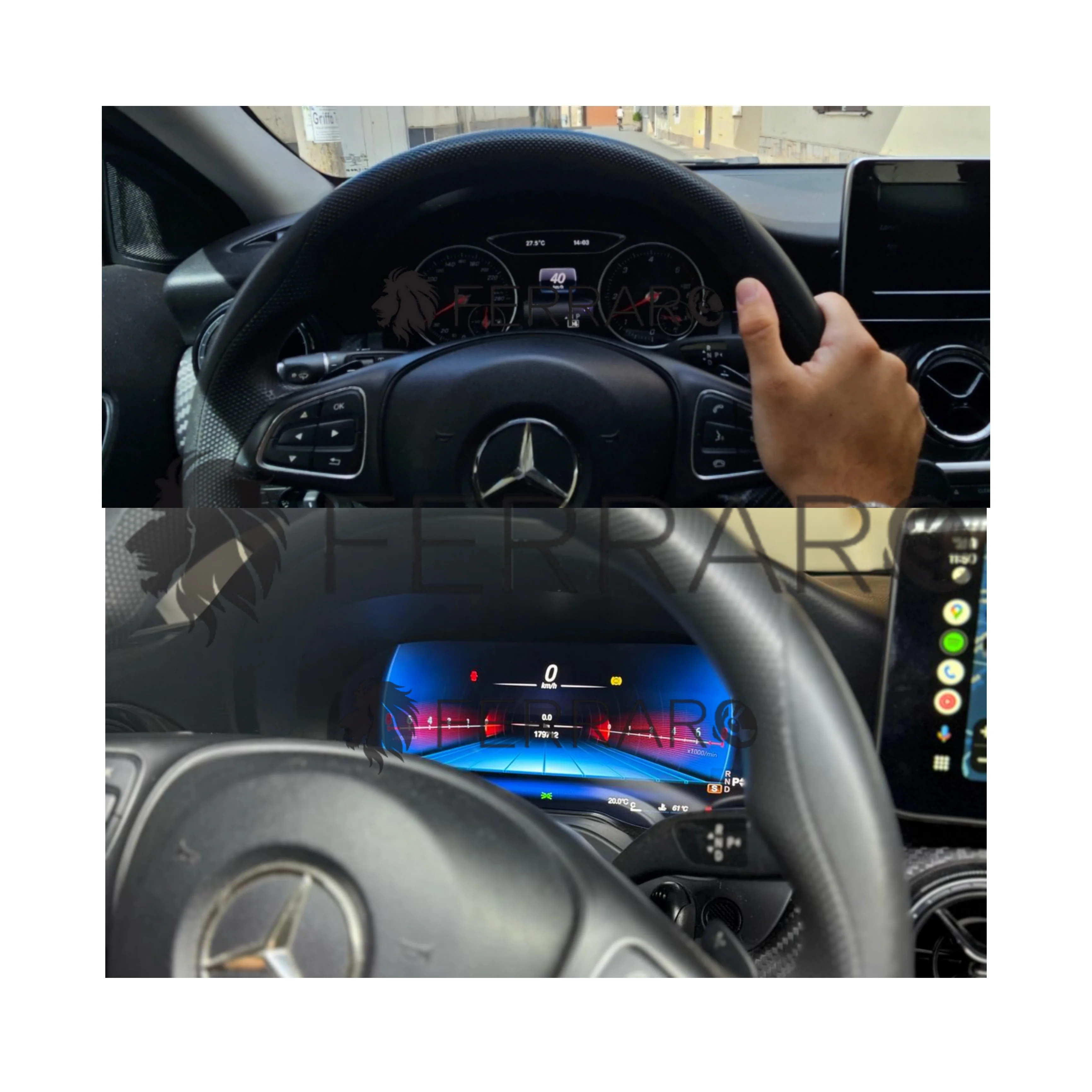 Virtual Cockpit 12.3" per Mercedes GLA X156, CLA C117, HD Ultra, CarPlay e Android Auto - Image 8