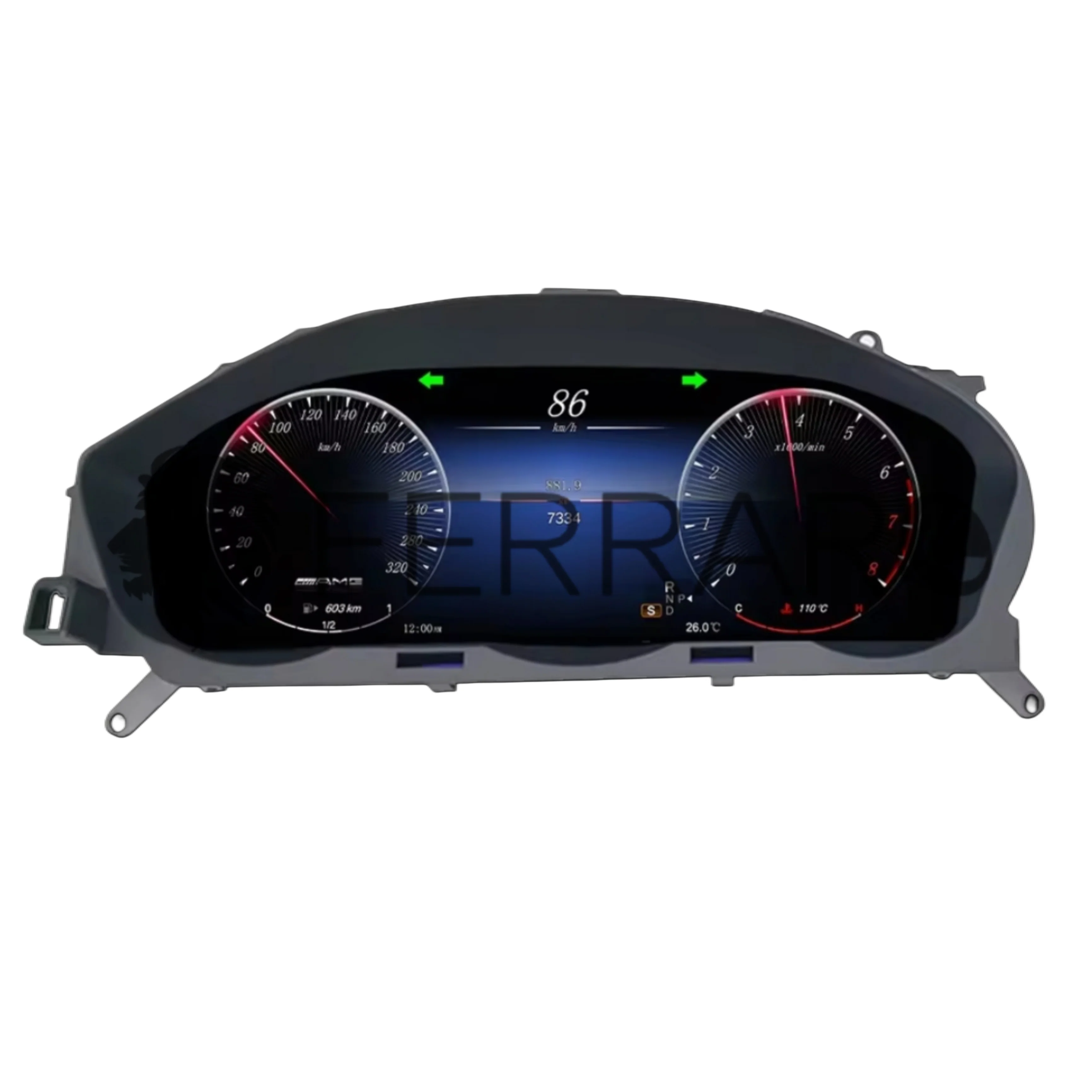 (PRENOTA) Virtual Cockpit 12.3" per Mercedes Classe C W204, NTG 4.0 (2007-2011), HD Ultra, CarPlay e Android Auto