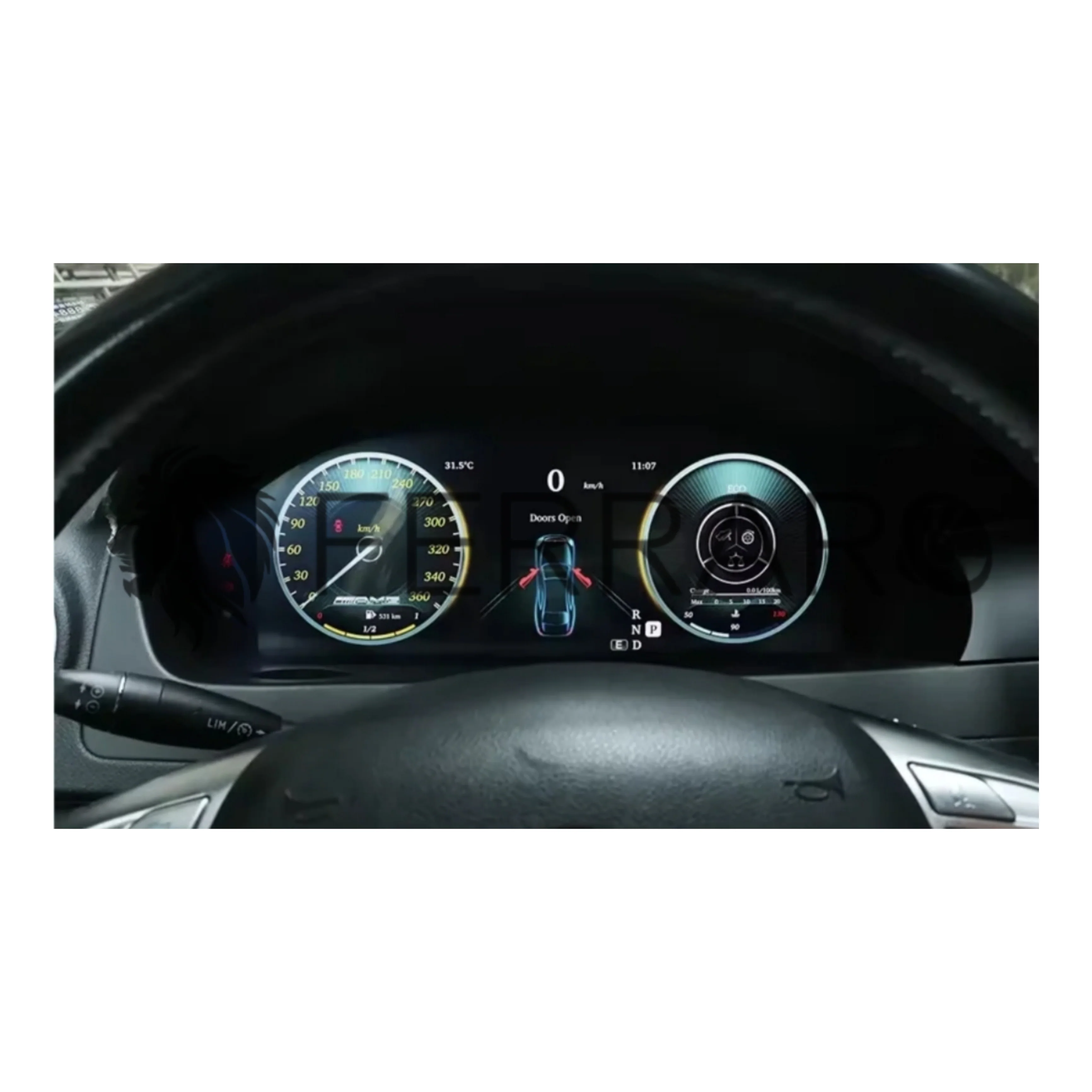 (PRENOTA) Virtual Cockpit 12.3" per Mercedes Classe C w204, NTG 4.5 (2011-2014), HD Ultra, CarPlay e Android Auto - Image 6