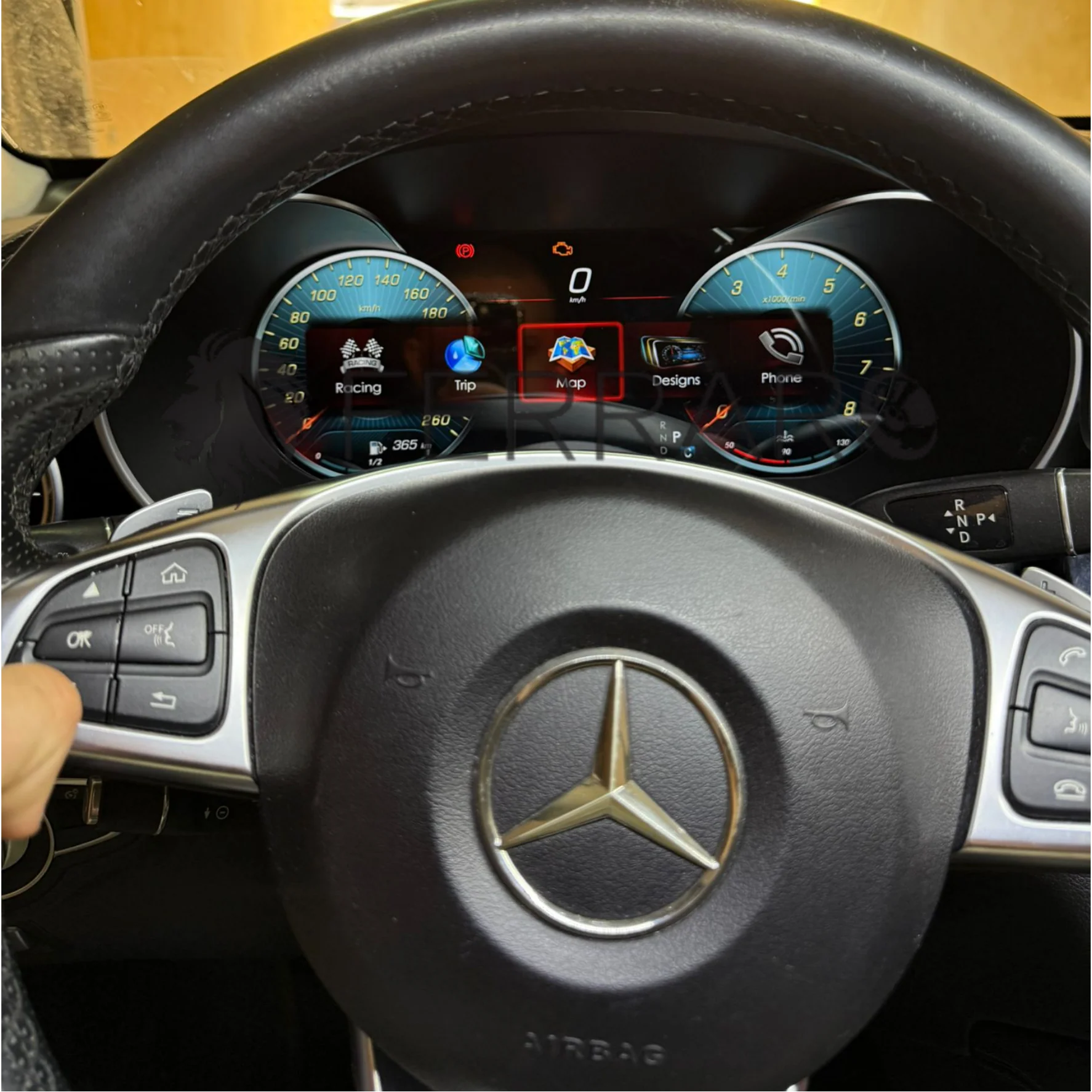 Virtual Cockpit 12.3" per Mercedes Classe C W205, GLC X253, HD Ultra, CarPlay e Android Auto - Image 7