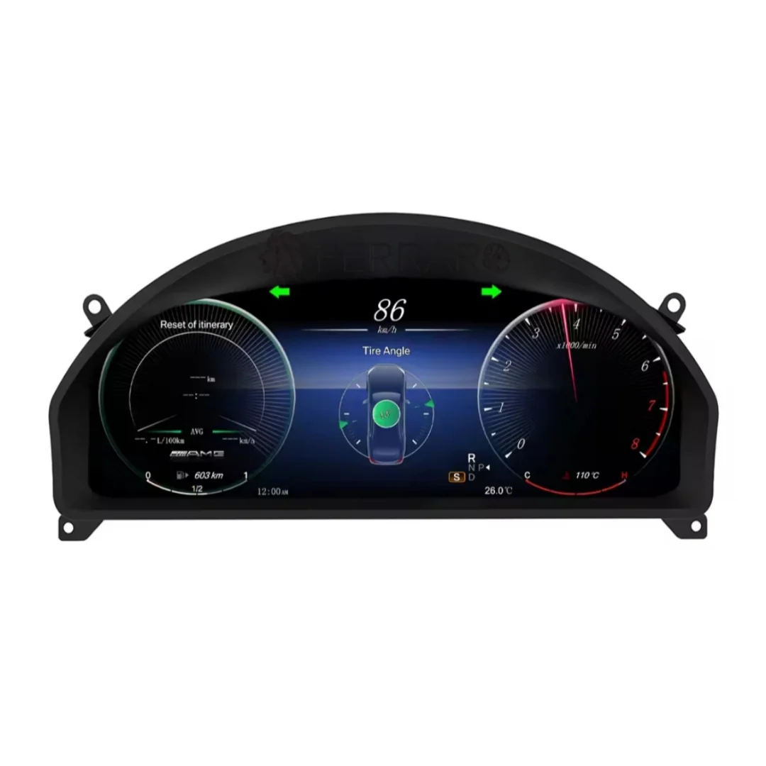 (PRENOTA) Virtual Cockpit 12.3" per Mercedes GLK (2008-2015), HD Ultra, CarPlay e Android Auto - Image 2