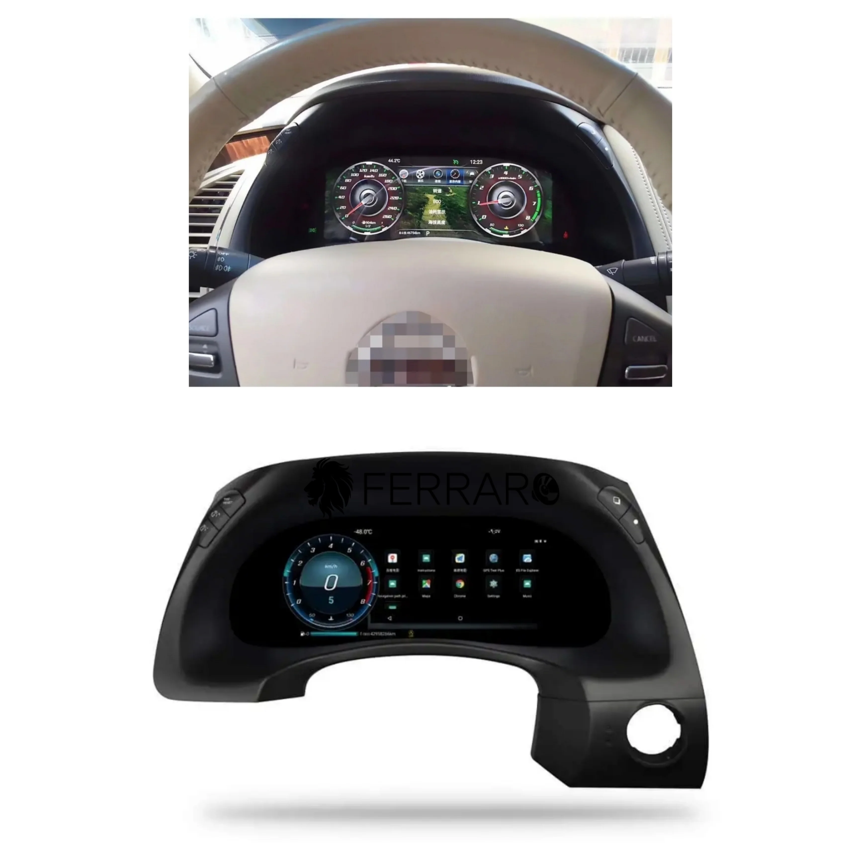 (PRENOTA) Virtual Cockpit 12.3" per Nissan Patrol (2010-2024), HD Ultra, CarPlay e Android Auto - Image 3