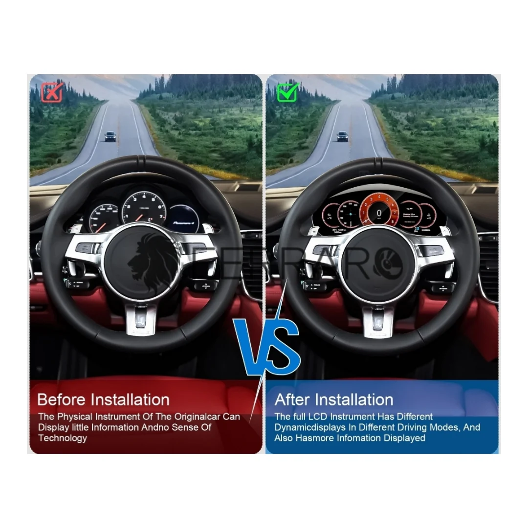 (PRENOTA) Virtual Cockpit 12.3" per Porsche Panamera (2009-2016), HD Ultra, CarPlay e Android Auto - Image 2