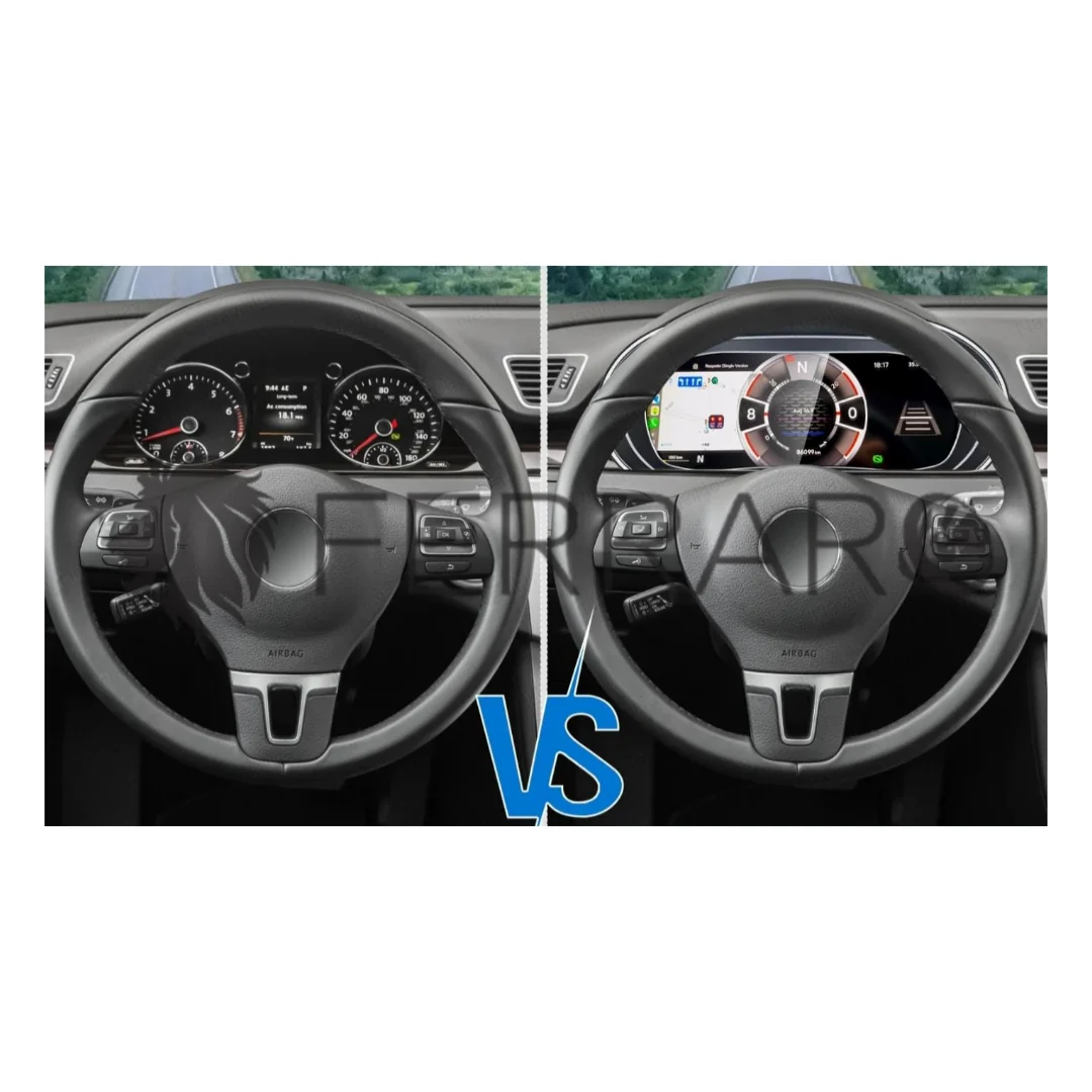 Virtual Cockpit 12.3" Volkswagen Polo (2009-2016) HD Ultra, CarPlay e Android Auto - Image 2