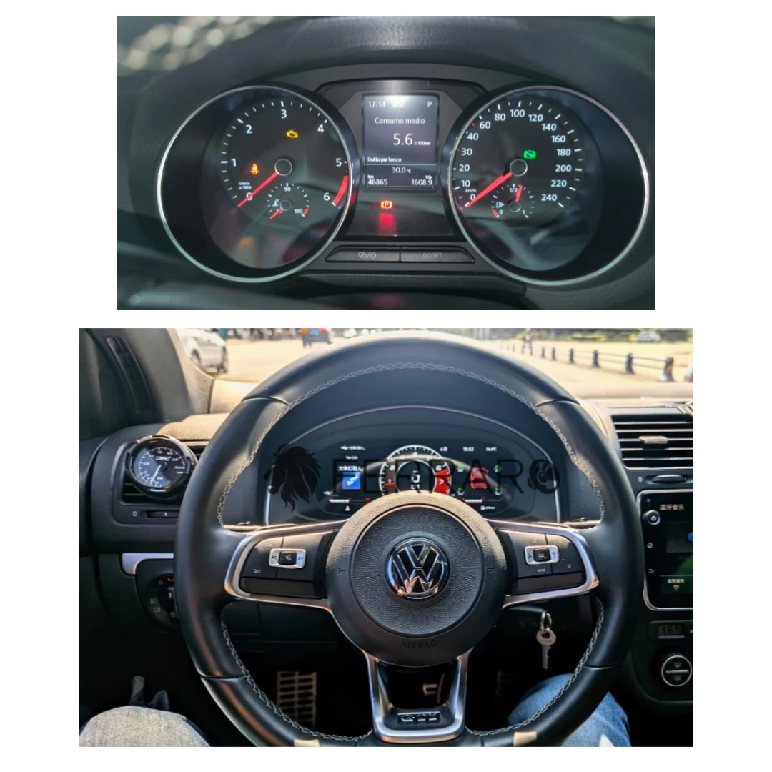Virtual Cockpit 12.3" Volkswagen Polo (2009-2016) HD Ultra, CarPlay e Android Auto - Image 4