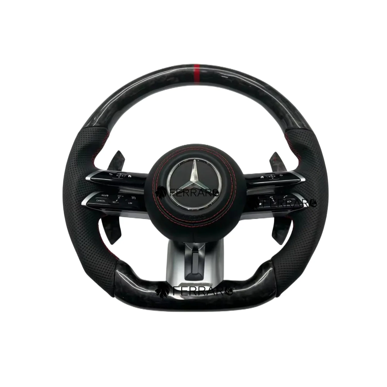 (PRENOTA) Volante per Mercedes, Forgiatura, Etichetta Rossa, Foratura, Galvanica, AMG