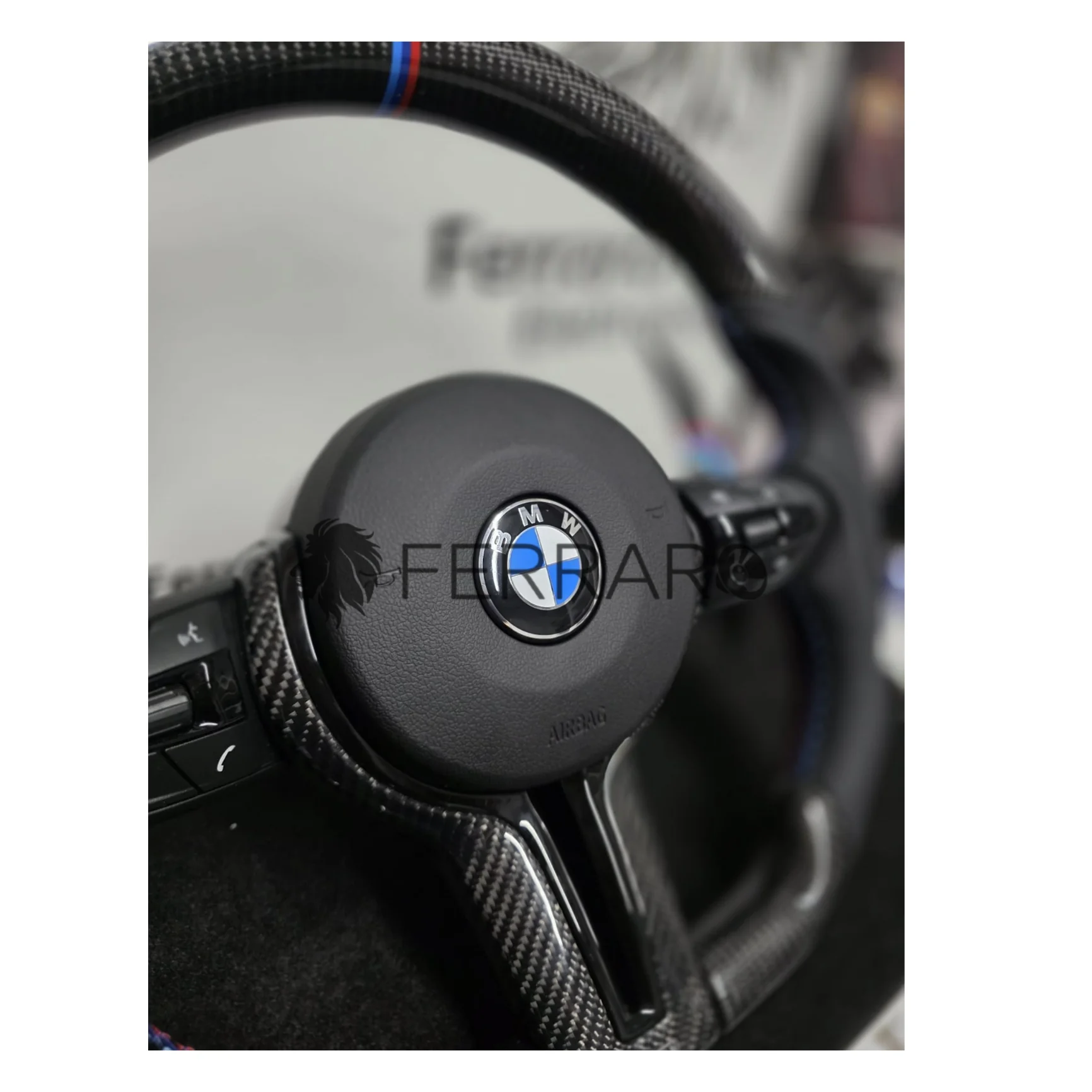 (PRENOTA) Volante Sportivo per BMW Z4 E89 (2009-2016), Carbonio, Customizzato in Pelle - Image 4