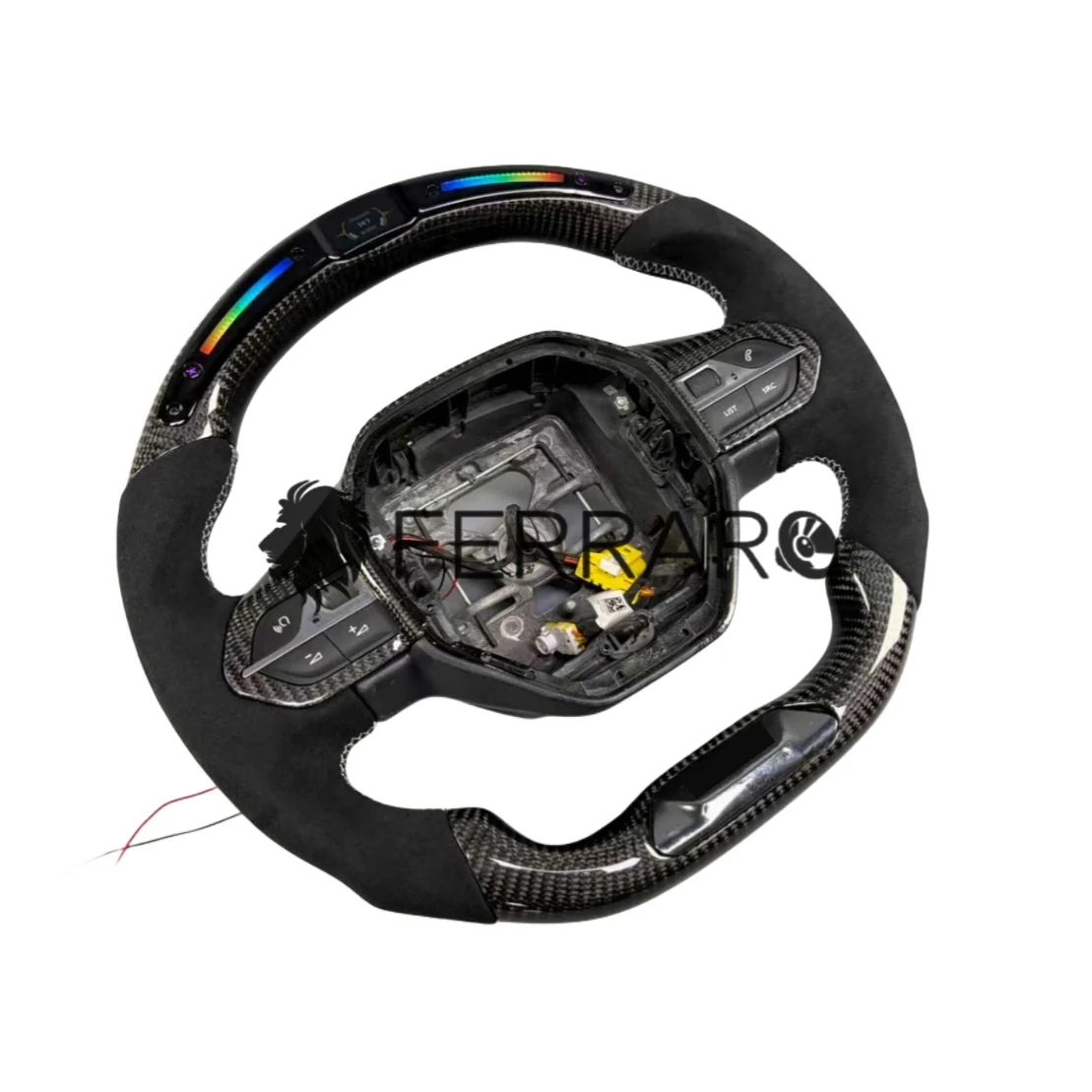 (PRENOTA) Volante Sportivo per Peugeot 3008, Carbonio, Customizzato in Pelle, LED - Image 3